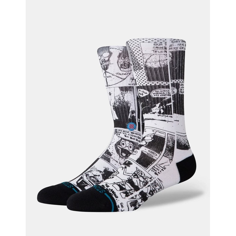 Stance x De La Soul The Sleeve Crew Socks – Black/White