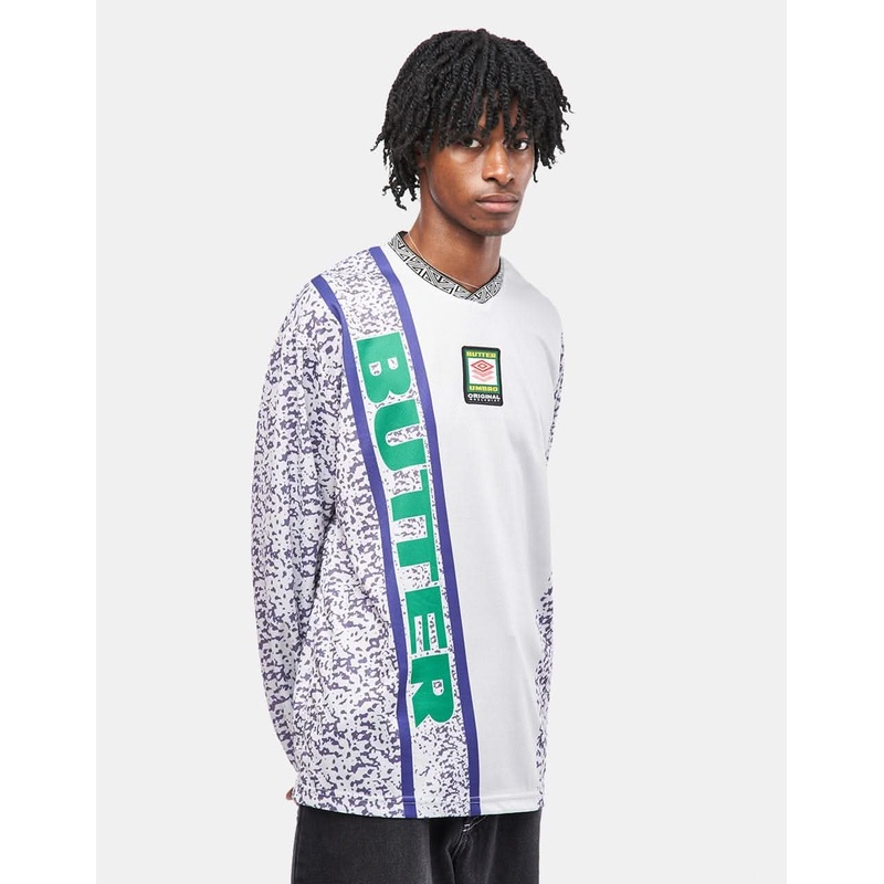 Butter Goods x Umbro Goalie L/S Jersey – Cement/Dusk