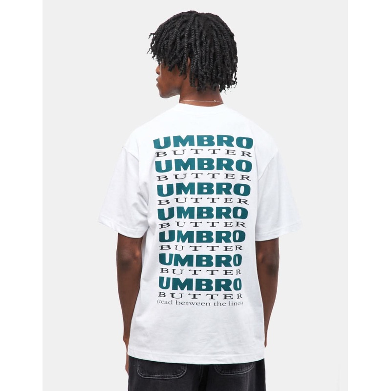 Butter Goods x Umbro Lines T-Shirt – White
