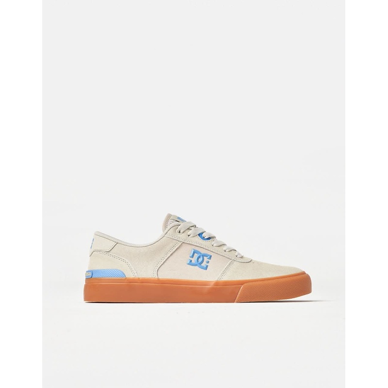 DC Teknic S Skate Shoes – White/Gum