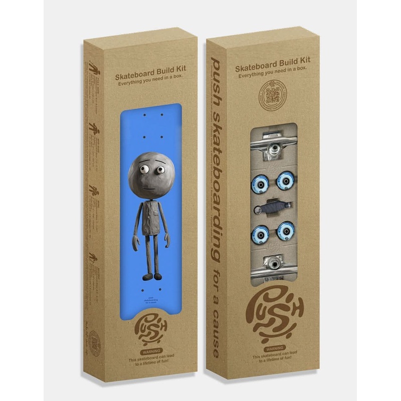Push Concrete Guy FP Incomplete Skateboard – 7.75
