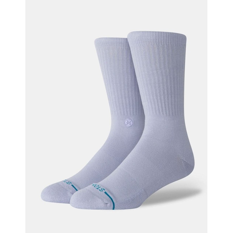 Stance Icon Classic Crew Socks – Lilac Ice