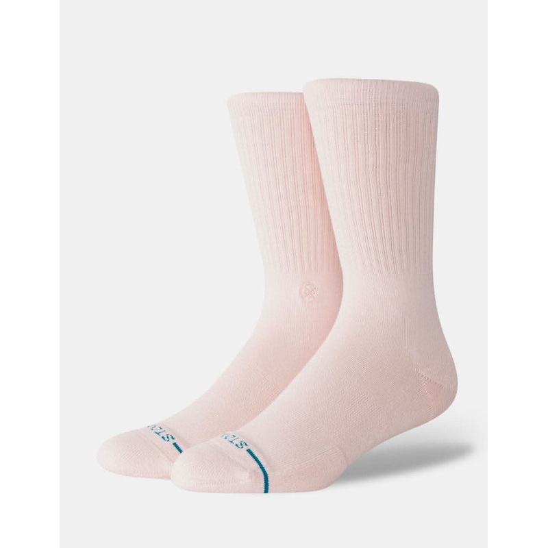 Stance Icon Classic Crew Socks – Pink