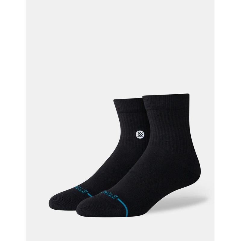 Stance Icon Quarter Classic Crew Socks – Black
