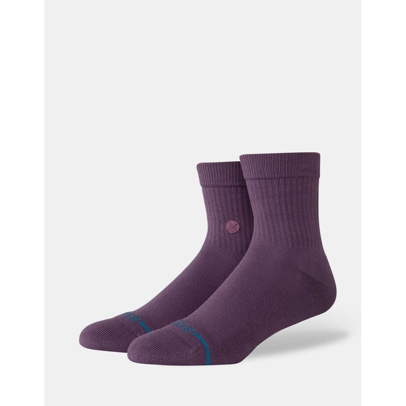 Stance Icon Quarter Classic Crew Socks – Grape