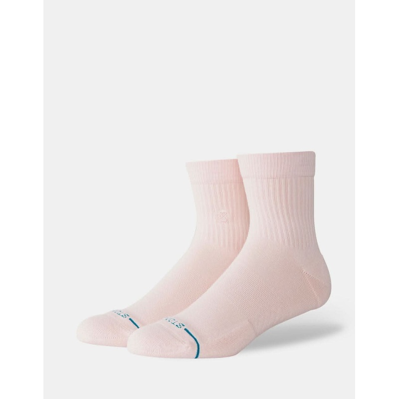 Stance Icon Quarter Classic Crew Socks – Pink
