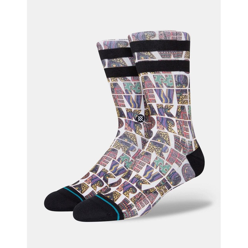 Stance x Marvel Black Panther Wakanda Forever Crew Socks – White