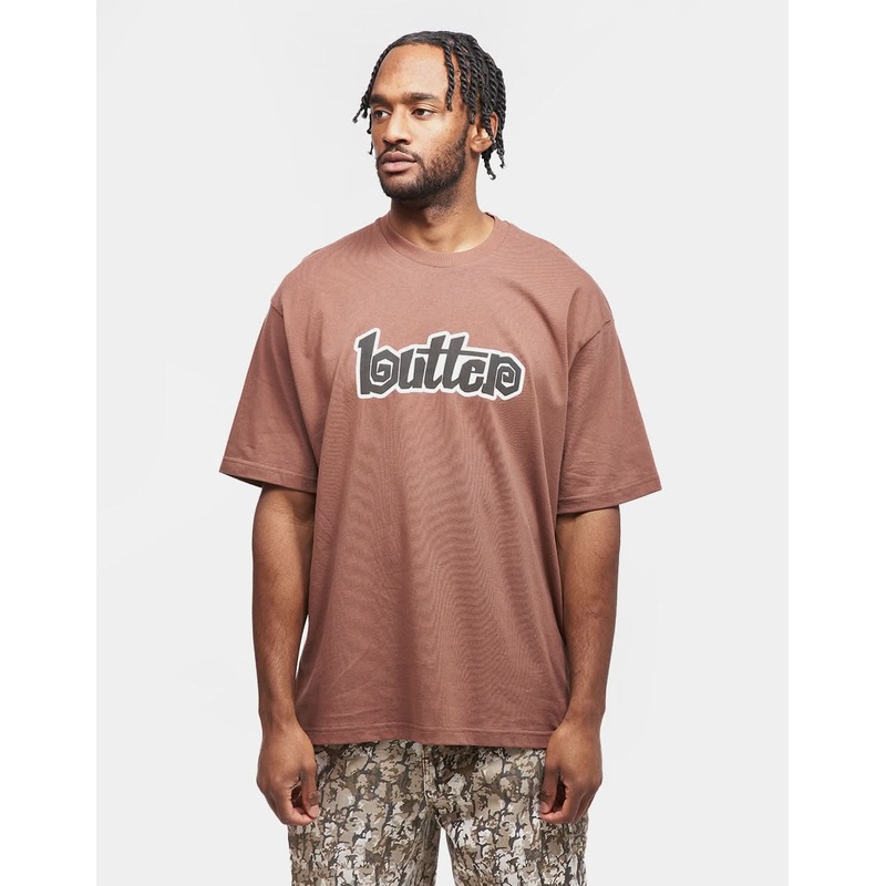 Butter Goods Swirl T-Shirt – Brown