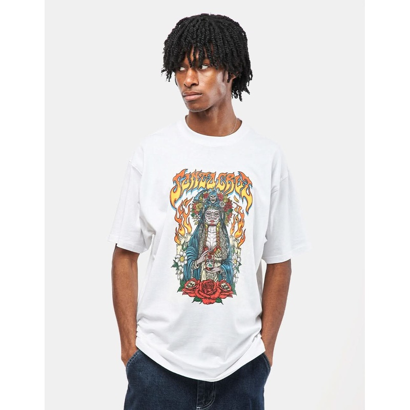 Santa Cruz Santa Muerte T-Shirt – White