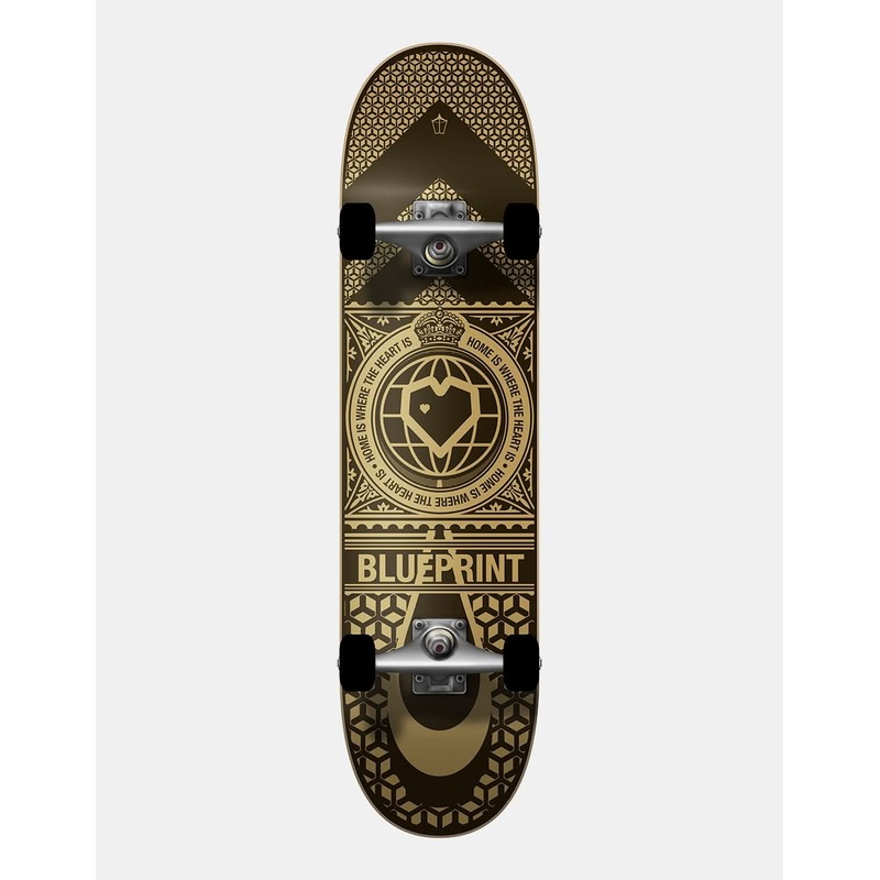 Blueprint Home Heart Complete Skateboard – 8.125