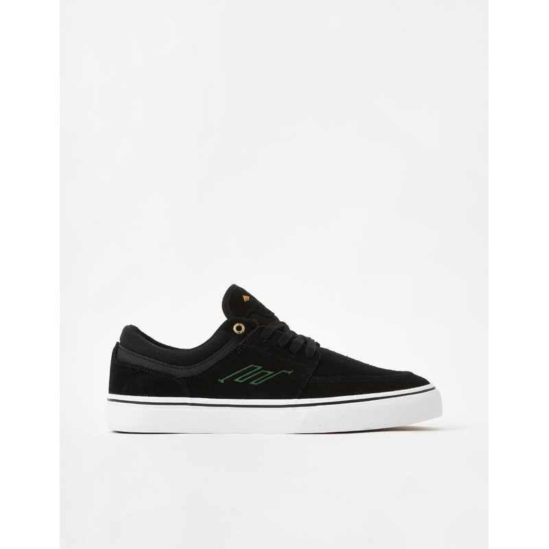 Emerica Hoban Skate Shoes – Black/White/Gold