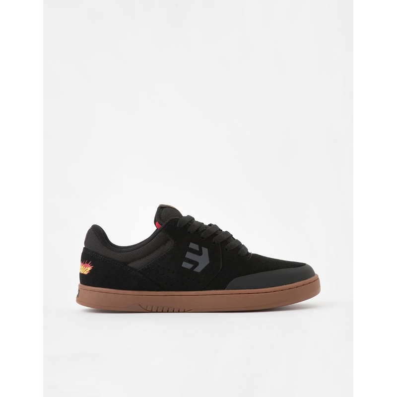 Etnies x Santa Cruz Marana ‘Flame Pack’ Skate Shoes – Black/Gum