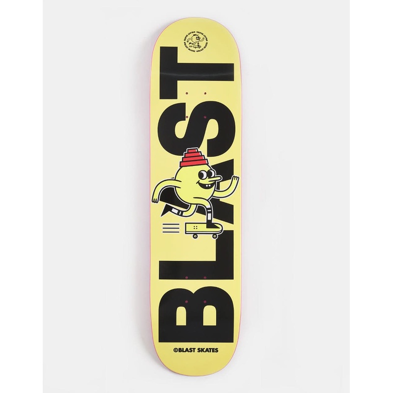 Blast Skates Energy Dome Mascot Logo ‘SQUARE TAIL’ Skateboard Deck