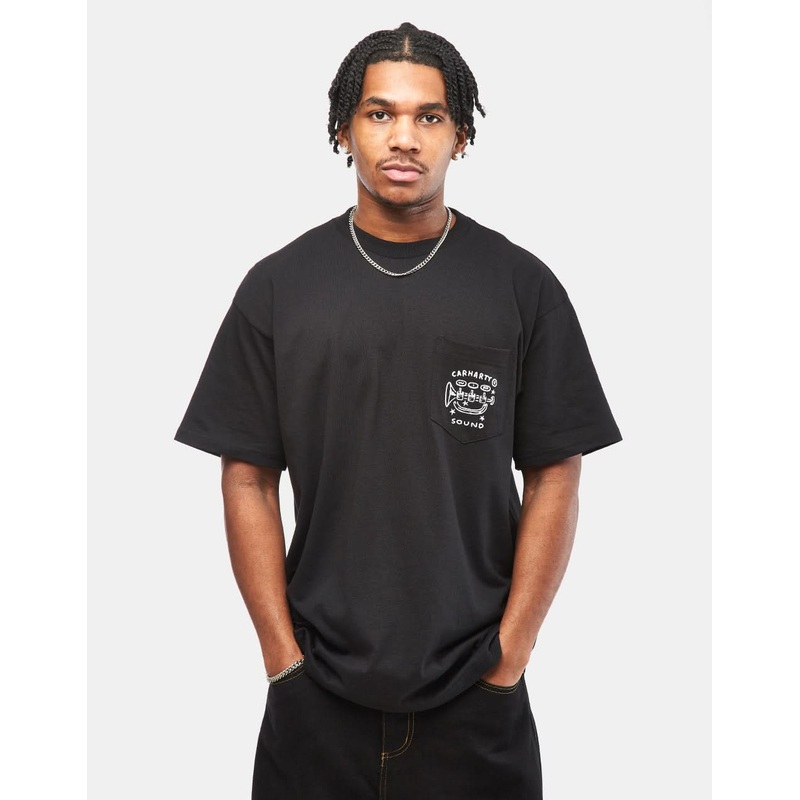Carhartt WIP Fragments Pocket T-Shirt – Black/White