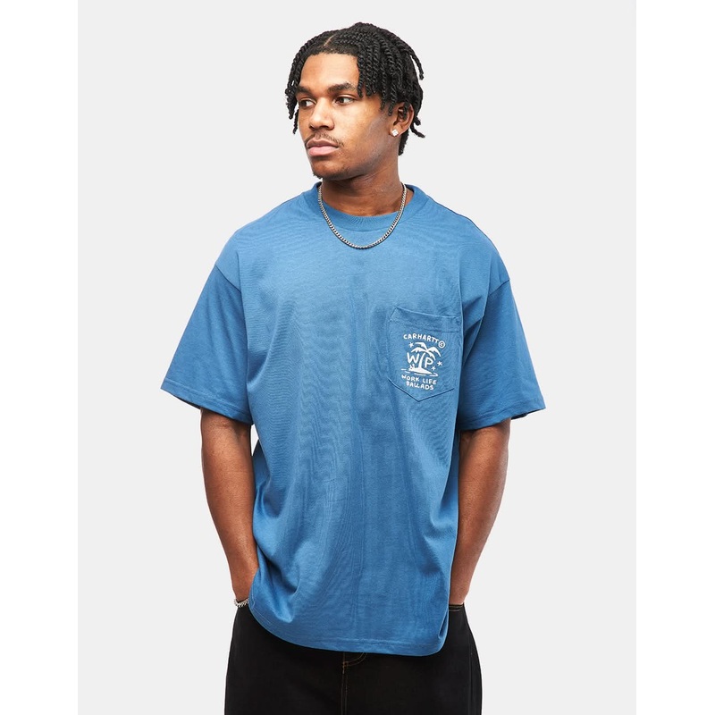 Carhartt WIP Fragments Pocket T-Shirt – Soladite/White