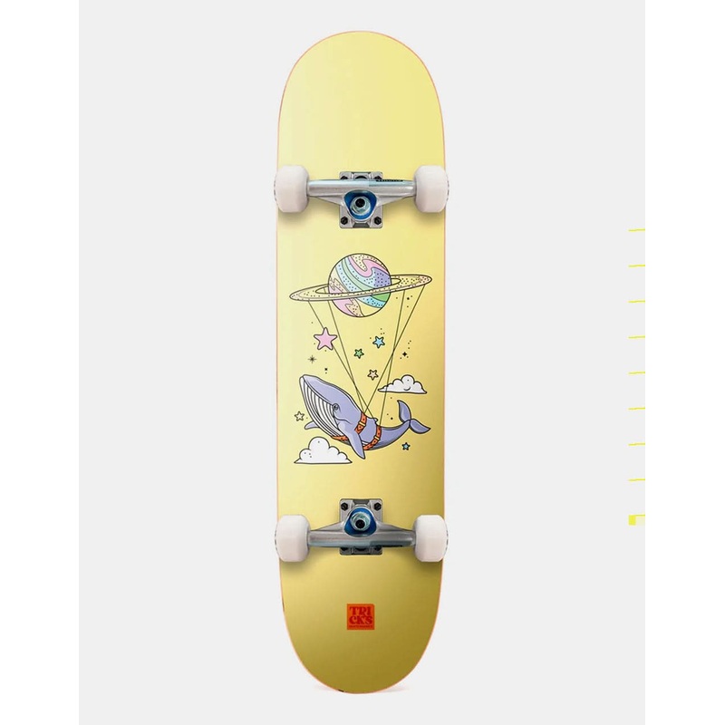 Tricks Sea Galaxy Mid Complete Skateboard – 7.5 x 28.3