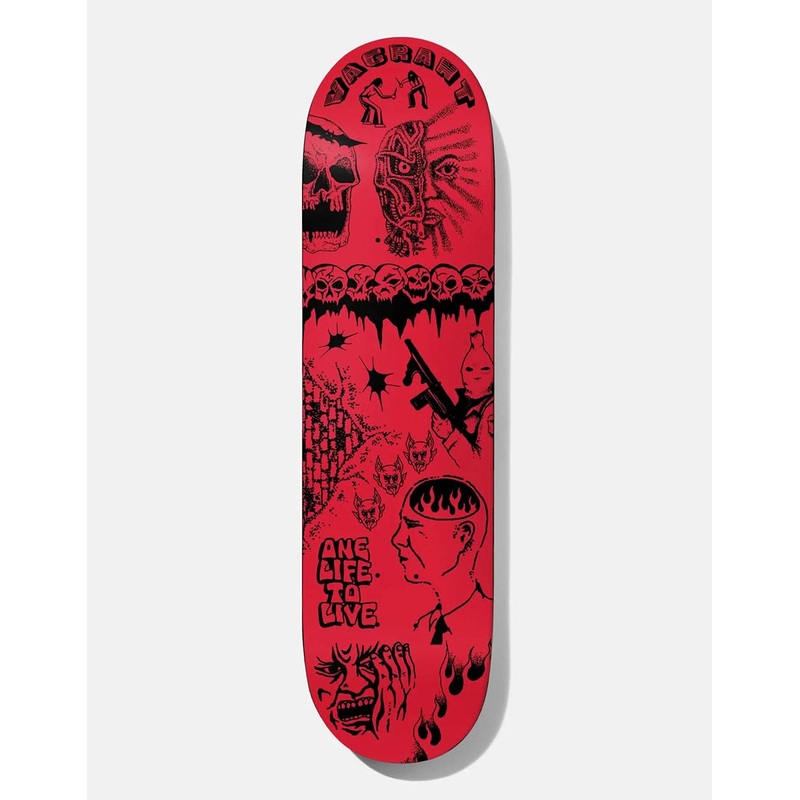 Baker Casper Black Book Skateboard Deck – 8.5