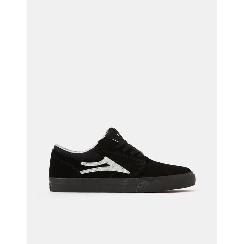 Lakai Griffin Skate Shoes – Black/Black Suede