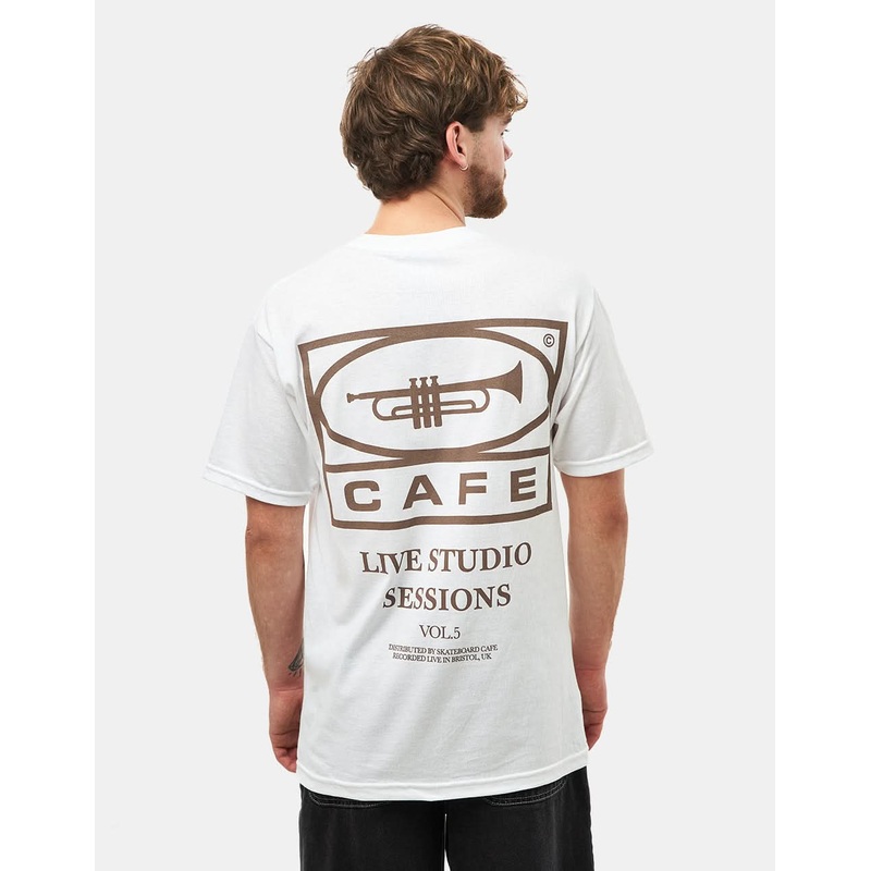 Skateboard Cafe 45 T-Shirt – Coffee