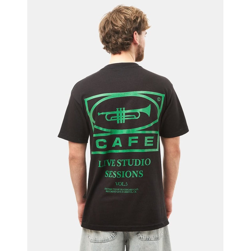 Skateboard Cafe 45 T-Shirt – Forest Green