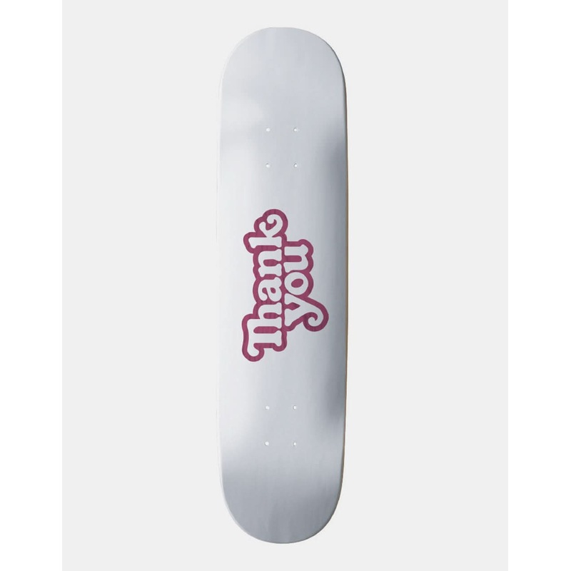 Thank You Exposed Wood Logo Skateboard Deck – 8.5
