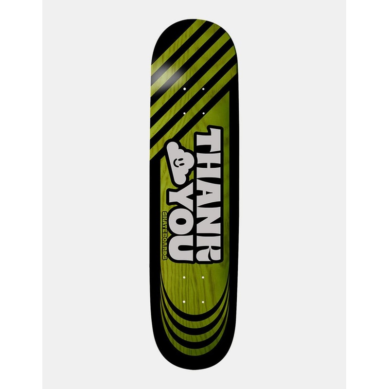 Thank You Woodgrain Freestyle Skateboard Deck – 8