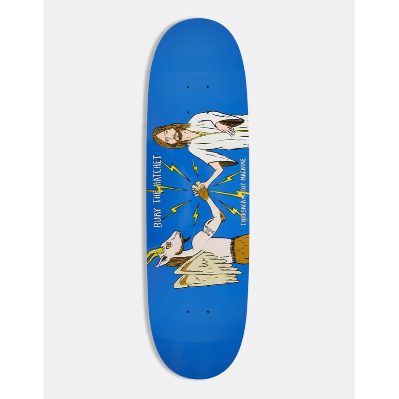 Toy Machine x Thrasher Bury The Hatchet Egg Skateboard Deck – 8.88