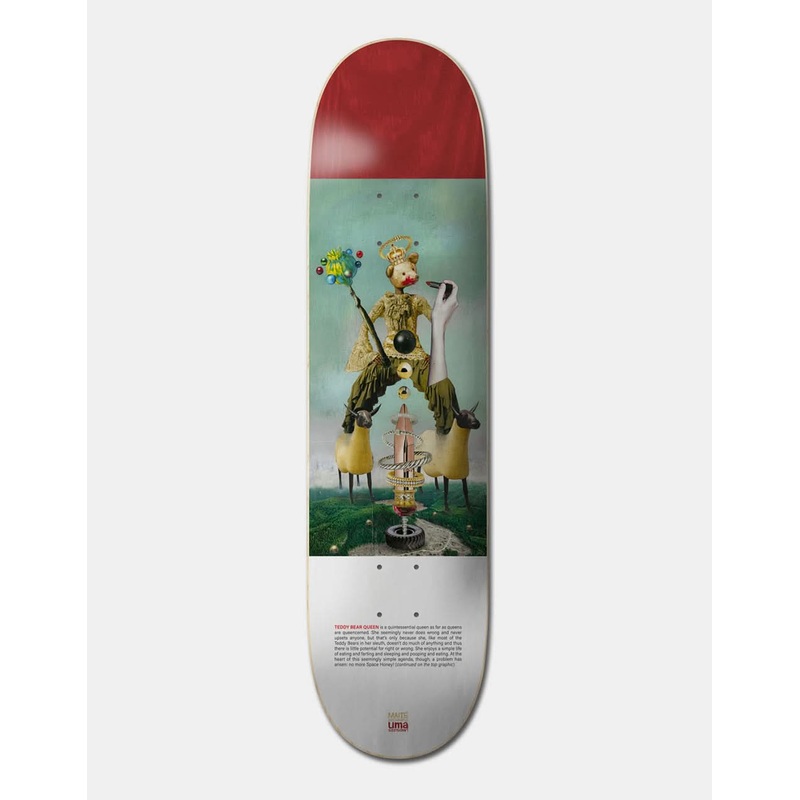 UMAVERSE Mait Teddy Bear Queen Skateboard Deck – 8.25