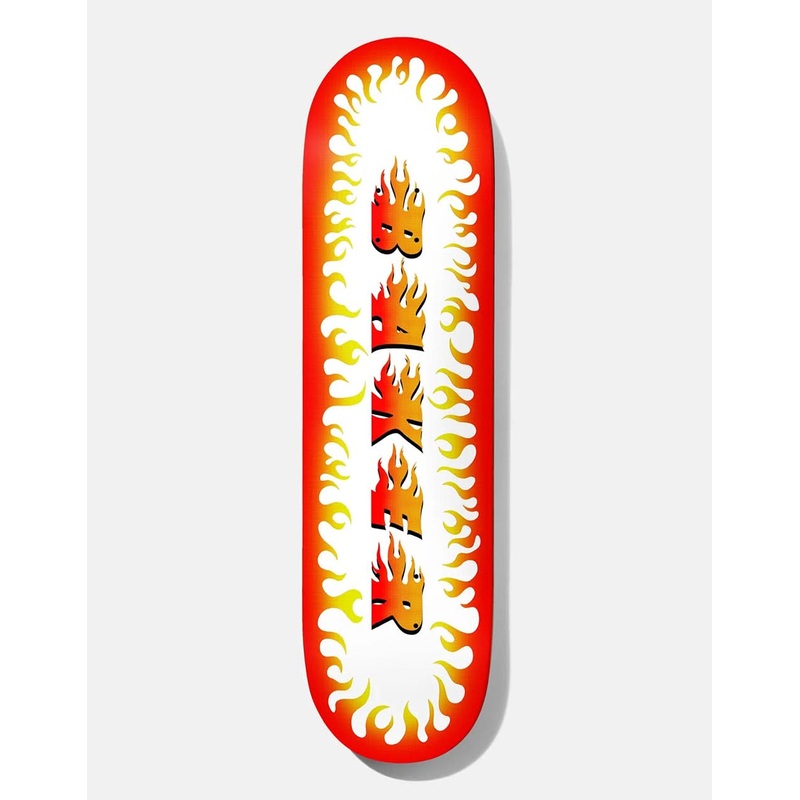 Baker Casper Flama Blanca Skateboard Deck – 8.25