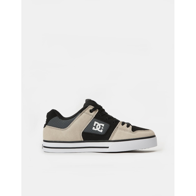 DC Pure Skate Shoes – Black/Grey/Brown