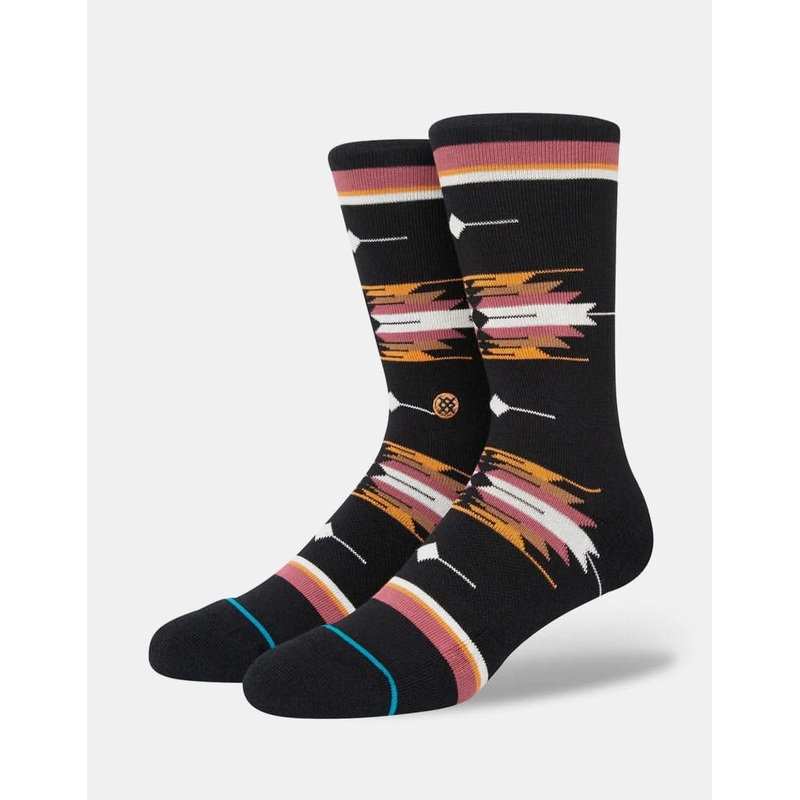 Stance Cloaked Crew INFIKNIT Socks – Washed Black