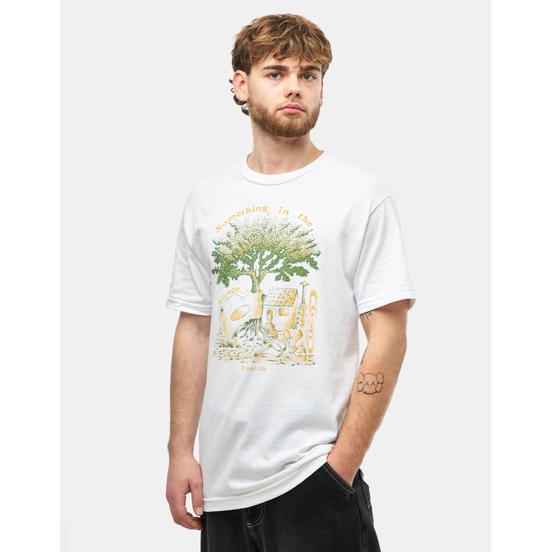 The Quiet Life x Hugo Bernier Something In The Silence T-Shirt – White