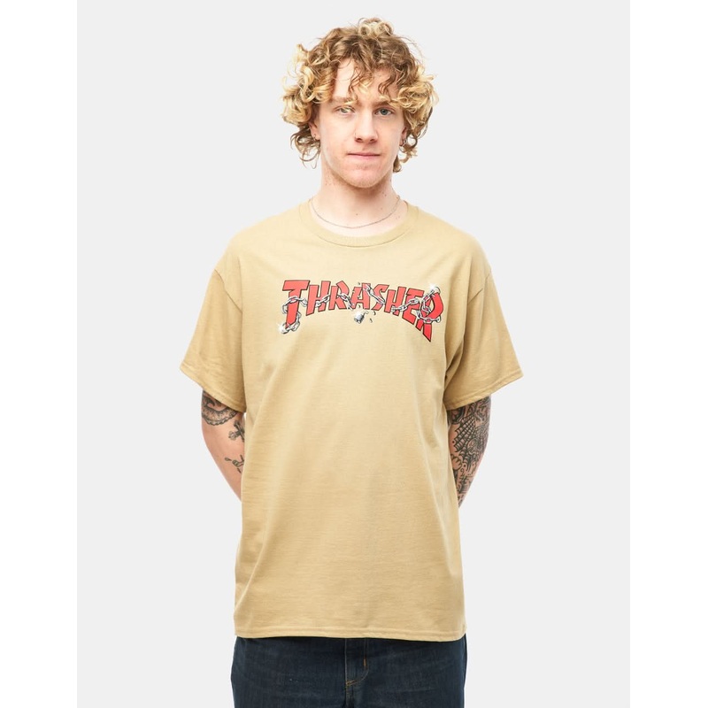 Thrasher Chains T-Shirt – Tan