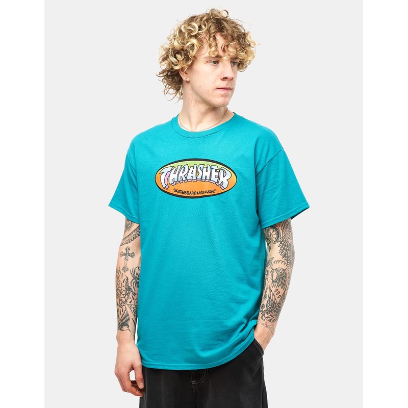 Thrasher Ninety-Five T-Shirt – Jade Dome