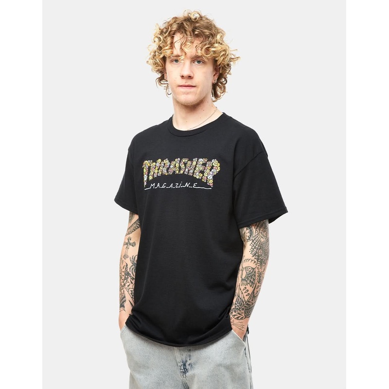 Thrasher Smile T-Shirt – Black