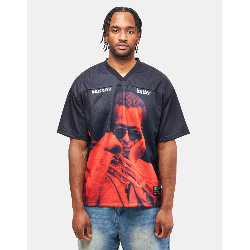 Butter Goods x Miles Davis Round About Midnight Jersey – Black