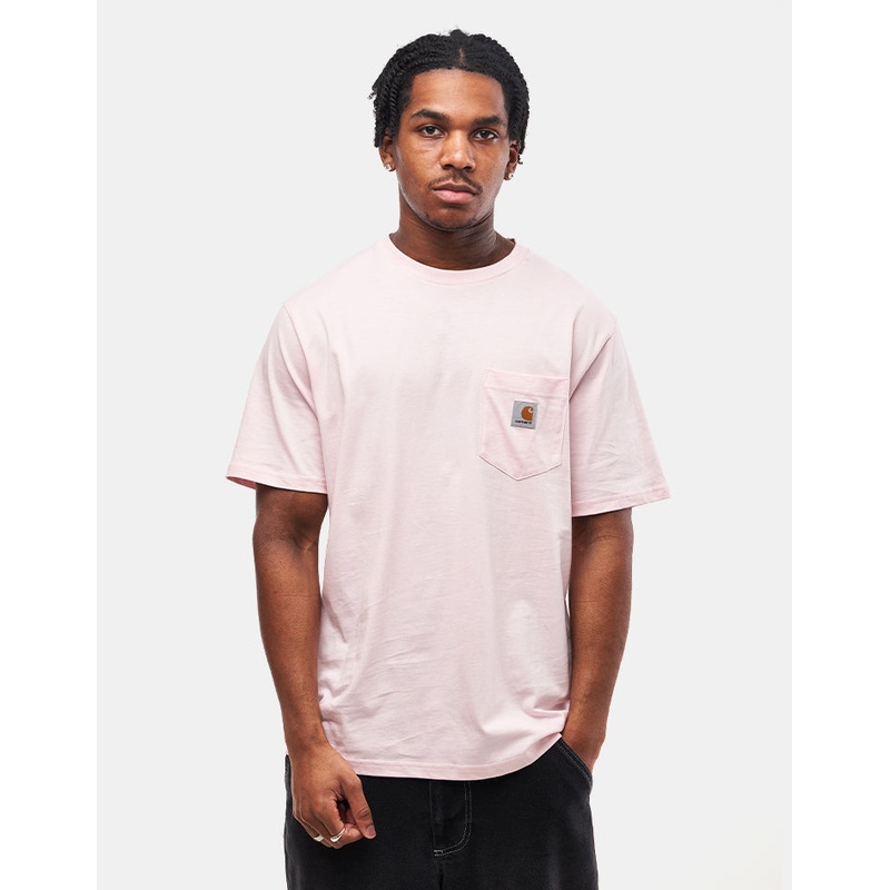 Carhartt WIP Pocket T-Shirt – Air Pink