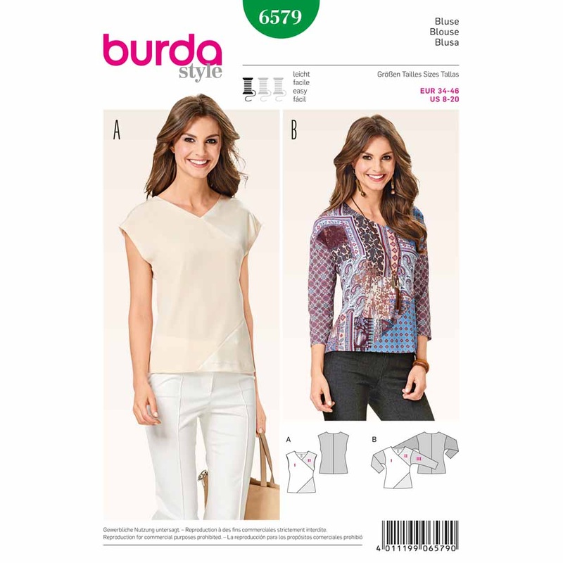 BURDA – 6579 Ladies Blouse