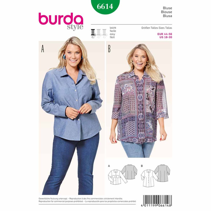 BURDA – 6614 Ladies Blouse
