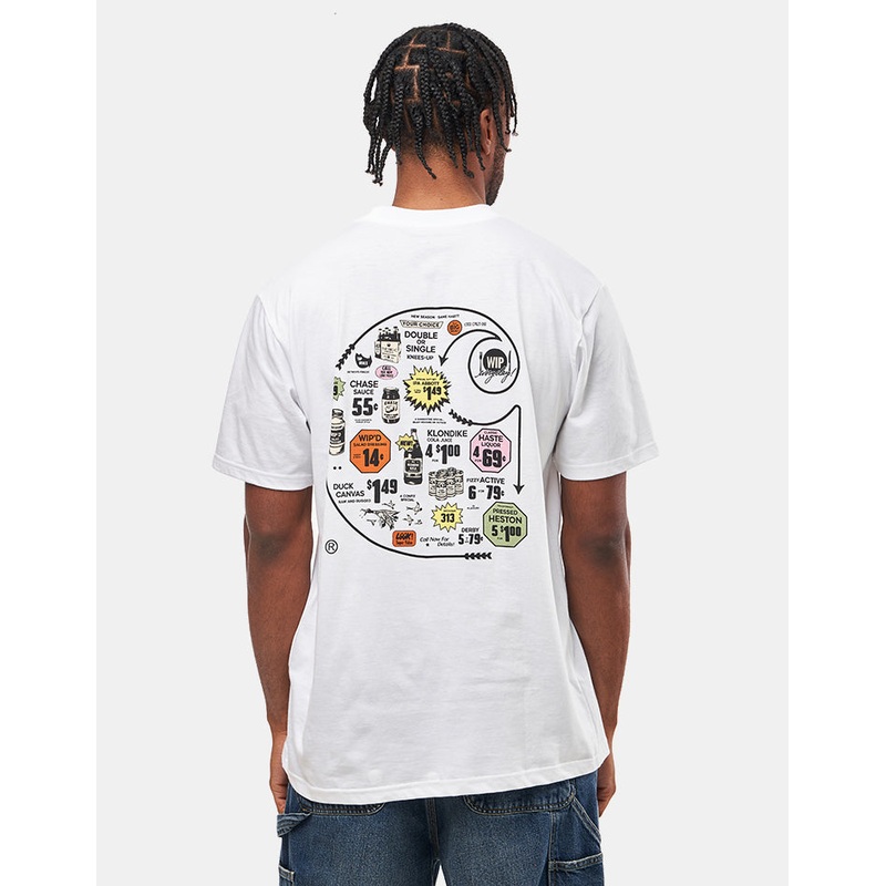 Carhartt WIP Catalogue C Logo T-Shirt – White