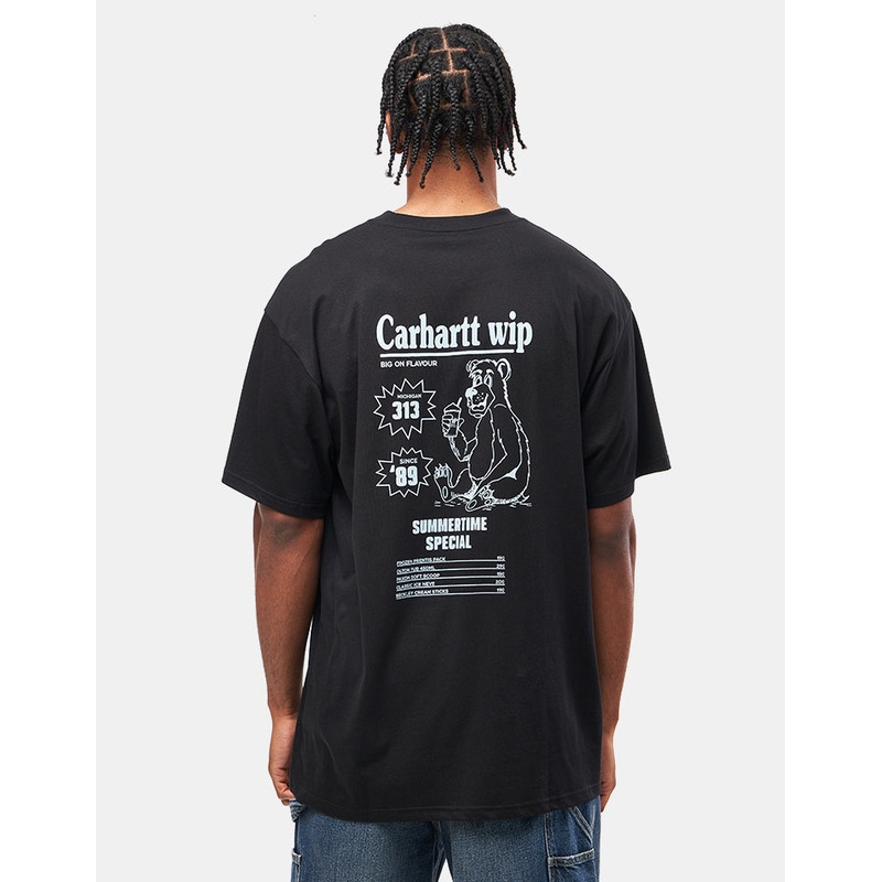 Carhartt WIP Catalogue T-Shirt – Black/Bluebird