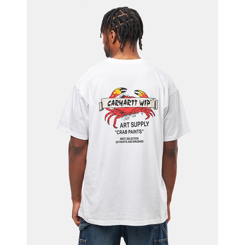Carhartt WIP Crab Paint T-Shirt – White