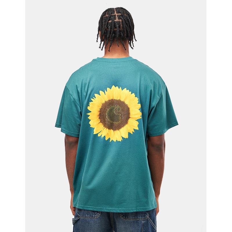 Carhartt WIP Sunflower T-Shirt – Rainforest
