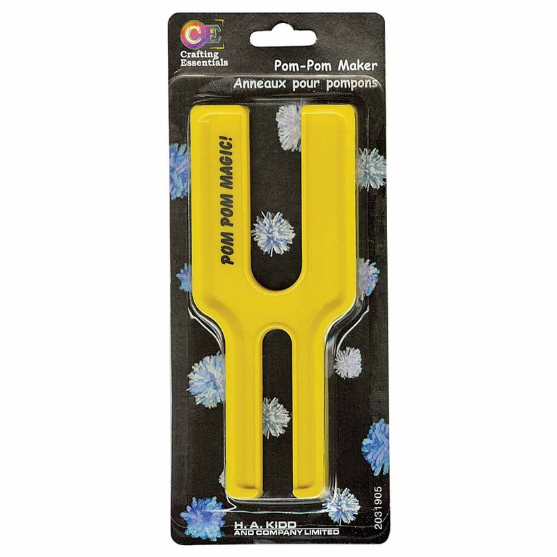 CRAFTING ESSENTIALS – Dual Size Pom Pom Maker