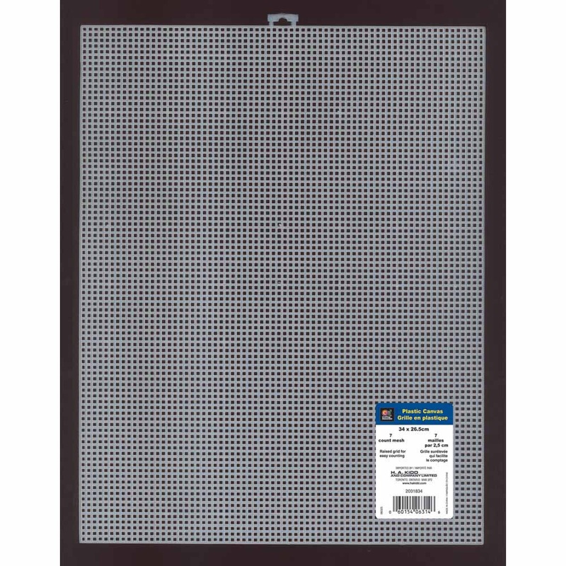 CRAFTING ESSENTIALS Plastic 7ct Canvas 34cm x 26.5cm (13 x 10)