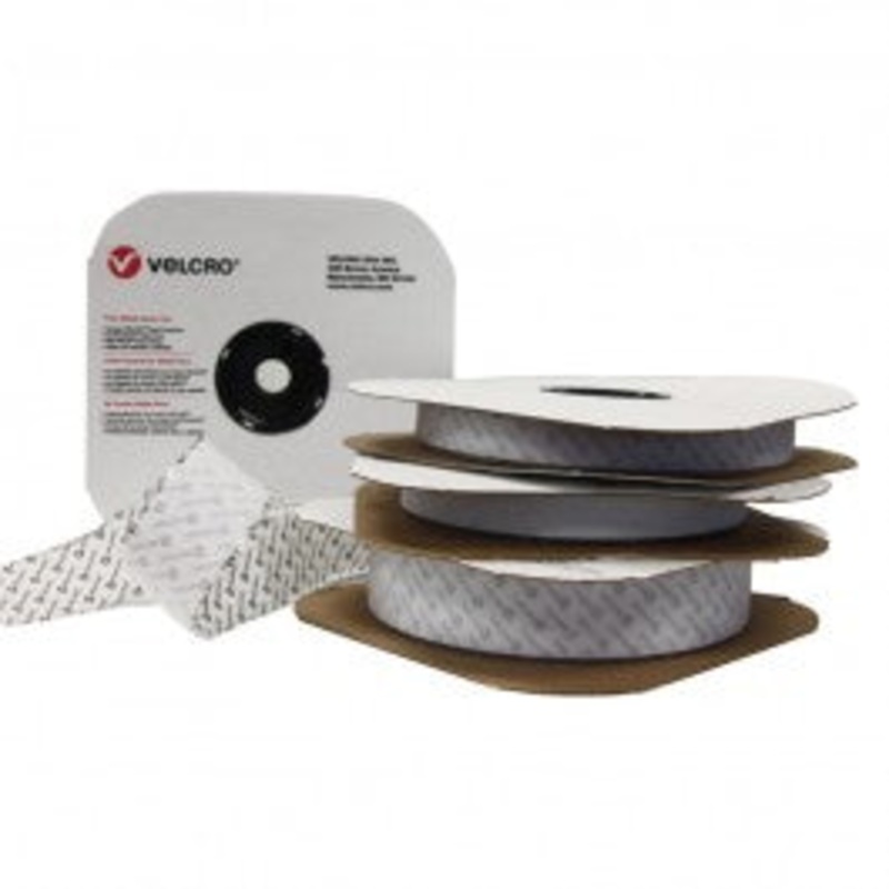 VELCRO brand Adhesive White Hook