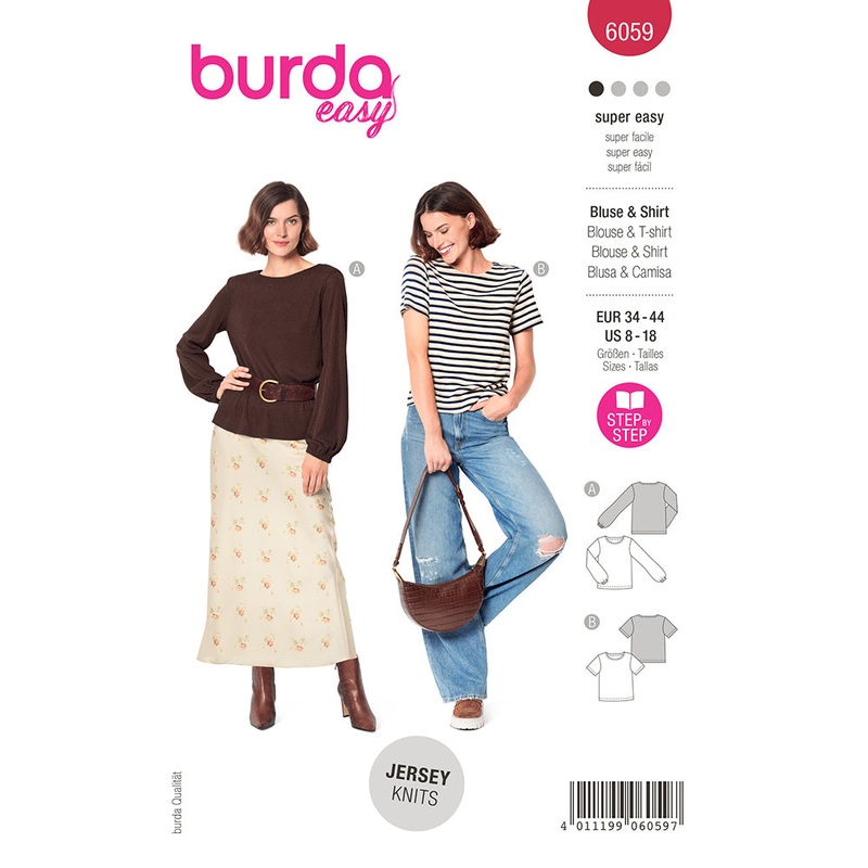 BURDA – 6059 Top / Blouse