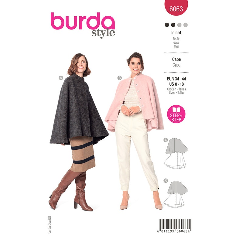 BURDA – 6063 Cape