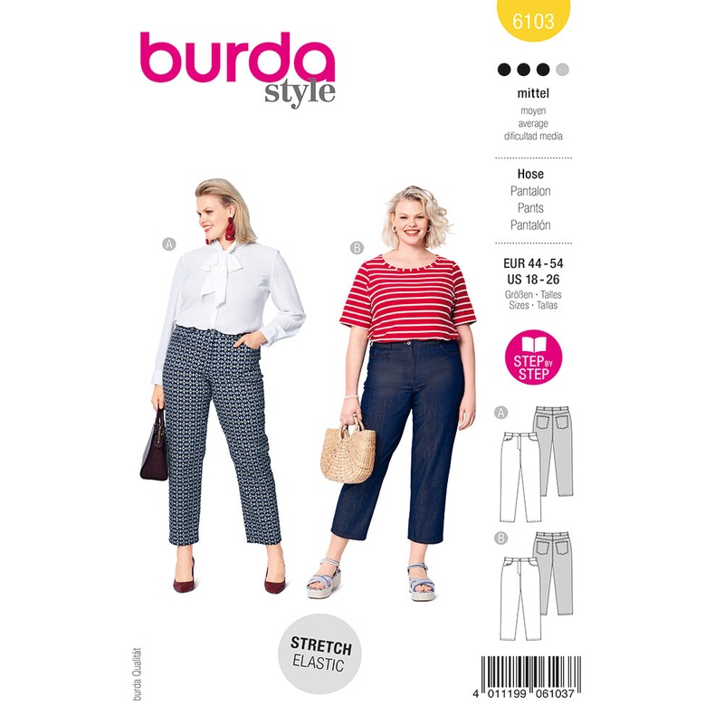 BURDA – 6103 Trousers/Pants