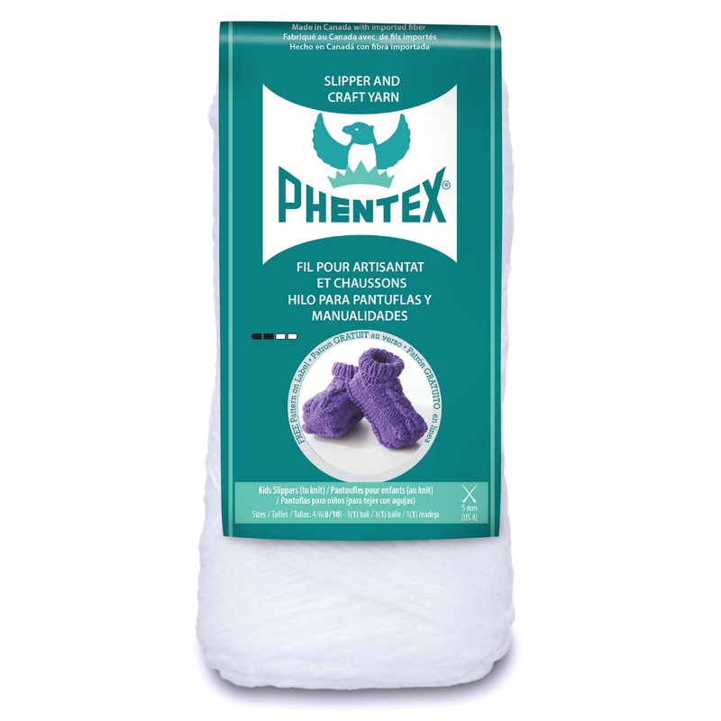 PHENTEX SLIPPER & CRAFT YARN